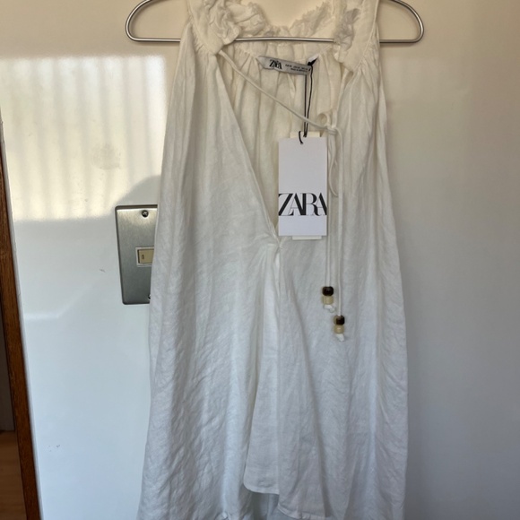 FRAYED LINEN TOP - Picture 9 of 9